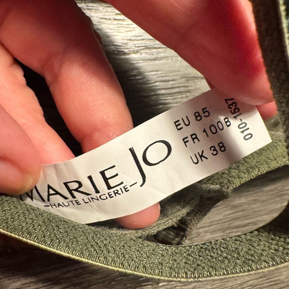 Marie Jo women’s Elegant Green Floral  Embroidered Bra size UK 38B NWT - Picture 8 of 8